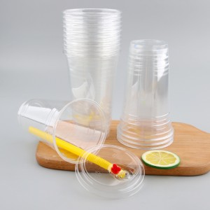16 Oz Custom Plastic Bubble Tea Cup