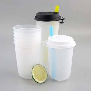 Wholesale Custom U-Shape PP  Plastic Cups