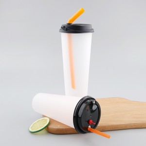 Custom Logo Disposable 16 Oz Clear Pet Plastic Cups
