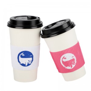 Custom Disposable Corrugated Paper Cup Sleeve Wholesale