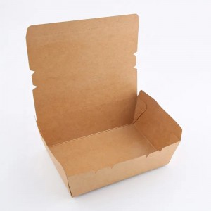 Food Packing Paper Box with Visible Windows