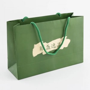 Custom Luxury Shopping Paper Bag with Handle