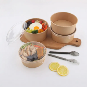 Factory Price Food Grade Kraft Paper Bowls