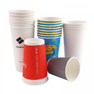 Custom  Eco-friendly Single Wall Pla Coffee Cups