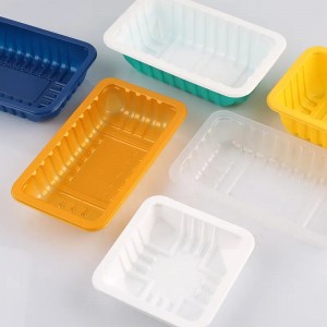 Transparent Plastic Food Box For Fruits And Salads With Lids