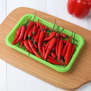Rectangle Disposable Food Container Serving Trays 100% Eco-Friendly