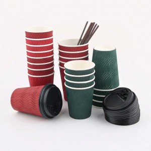 Eco-friendly Corrugated Wall  Coffee Paper Cup  Wholesale