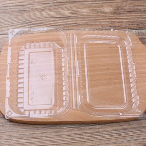 Transparent Plastic Food Box For Fruits And Salads With Lids