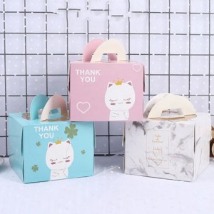Customized Deluxe Open-Window Tall Cake Boxes