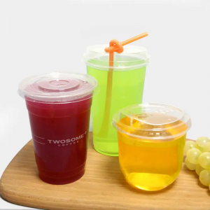 Hot Selling Disposable PET Plastic Cup Wholesale