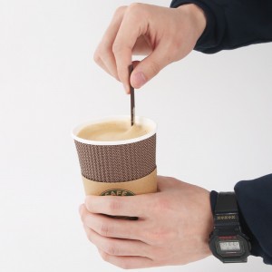 Coffee Straw Disposable Stirring Rod Hot Drink Milk Tea Straw Plastic Double Hole Coffee Straw Custom