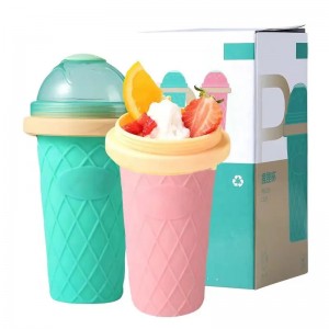 Homemade Milk Shake Ice Cream Maker Cooling Plastic Cup