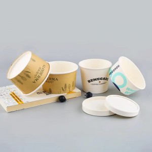 Custom Ice Cream Cups with Lid Wholesale