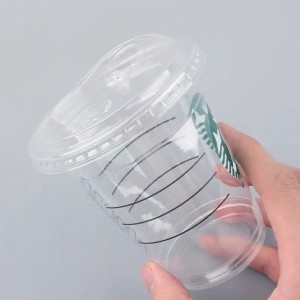Custom Clear PET  Plastic Cup Wholesale