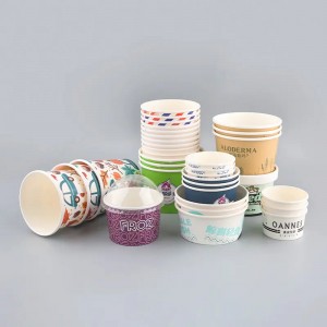 Custom Ice Cream Cups with Lid Wholesale