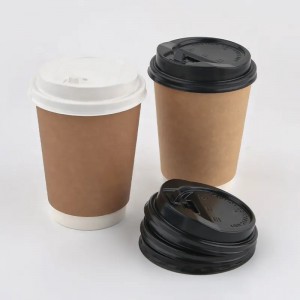 Wholesale Disposable Custom Kraft Coffee Cups