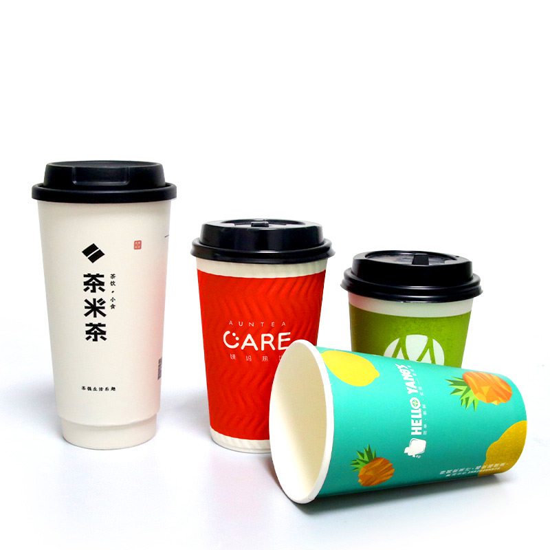 Custom Disposable Coffee Cups Green Forest Parkington Technology