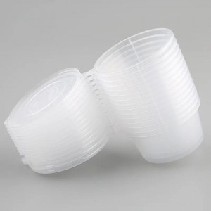 Disposable Plastic Cups With Lids Pudding Cup