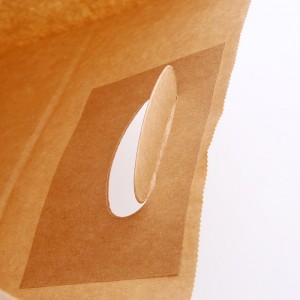 Customized Logo Takeout Kraft Paper Bags