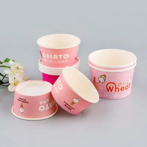 Custom Ice Cream Cups with Lid Wholesale