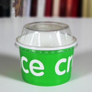 Disposable Double PE Coated Ice Cream Bowl