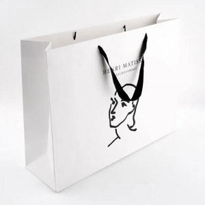 Custom Printed Shopping Paper Bags With Handles