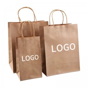 Custom Kraft Paper Bags with Handles