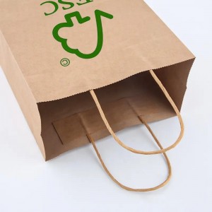 Custom Kraft Paper Bags with Handles