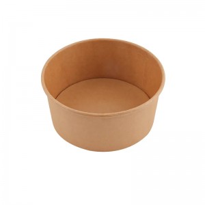 Customizable  Insulated Kraft Paper Bowl with Lid