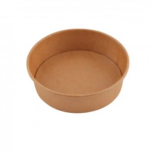 Customizable  Insulated Kraft Paper Bowl with Lid