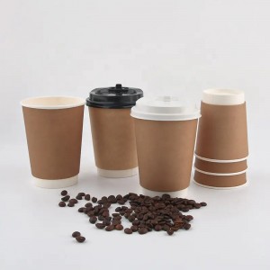 Wholesale Disposable Custom Kraft Coffee Cups