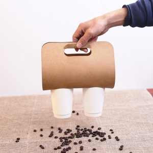 Disposable Take Away Cardboard Paper Cup Holder
