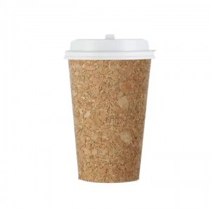 Disposable Eco-friendly Insulated Cork Paper Cup