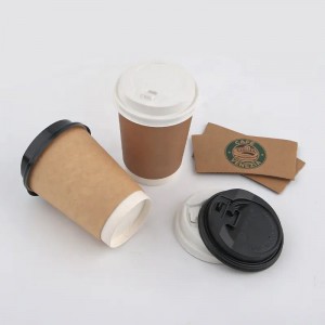 Wholesale Disposable Custom Kraft Coffee Cups
