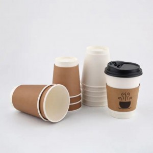 Custom Disposable & Biodegradable Cardboard Coffee Cup