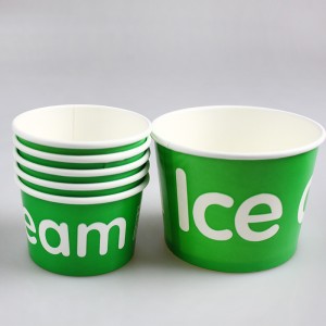 Disposable Double PE Coated Ice Cream Bowl