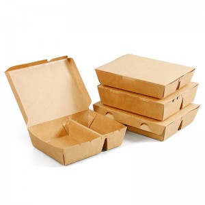 Biodegradable Kraft paper food container