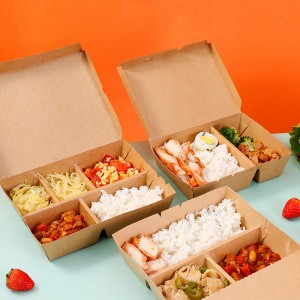 Biodegradable Kraft paper food container