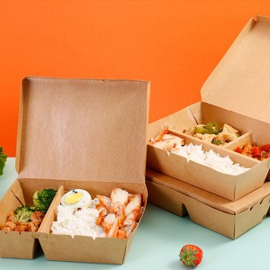 Biodegradable Kraft paper food container