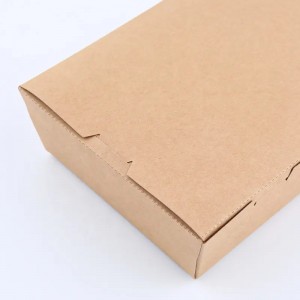 Food Packing Paper Box with Visible Windows