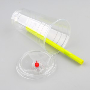 16 Oz Custom Plastic Bubble Tea Cup