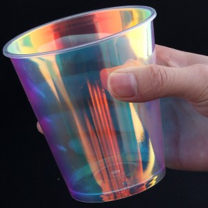 Rainbow Membrane  Disposable PP Plastic Cup Wholesale