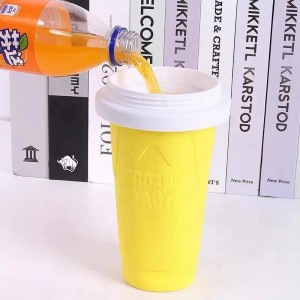 Homemade Milk Shake Ice Cream Maker Cooling Plastic Cup