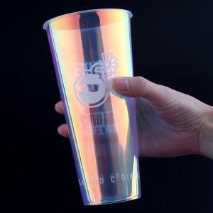 Rainbow Membrane  Disposable PP Plastic Cup Wholesale