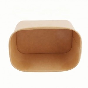 Wholesale Disposable Rectangular Kraft Bowl