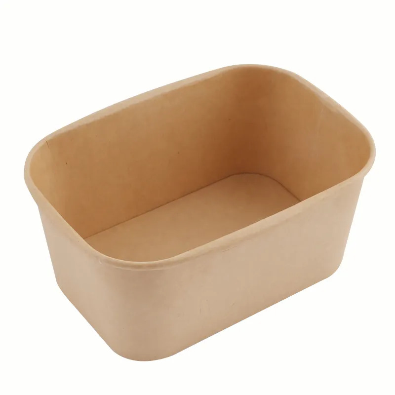 rectangular kraft paper bowl