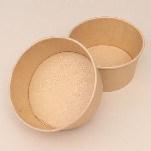 Food Grade Kraft Paper Bowl for Salad