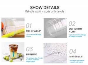 32 oz Custom Plastic Cups
